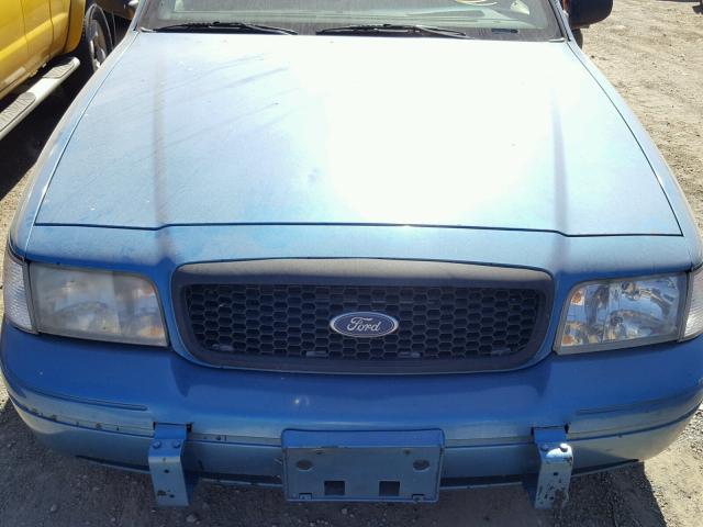 2FAHP71V29X115527 - 2009 FORD CROWN VICT BLUE photo 7