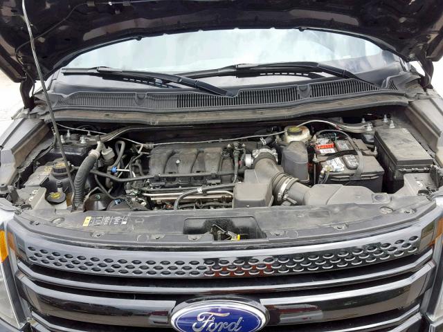 1FM5K8ARXEGC27038 - 2014 FORD EXPLORER P TWO TONE photo 7