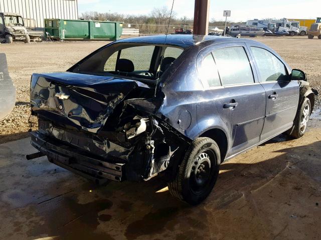 1G1AT58H097266893 - 2009 CHEVROLET COBALT LT BLUE photo 4