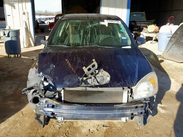 1G1AT58H097266893 - 2009 CHEVROLET COBALT LT BLUE photo 9