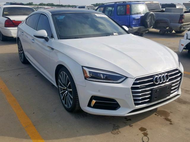 WAUBNCF50KA016353 - 2019 AUDI A5 PREMIUM WHITE photo 1