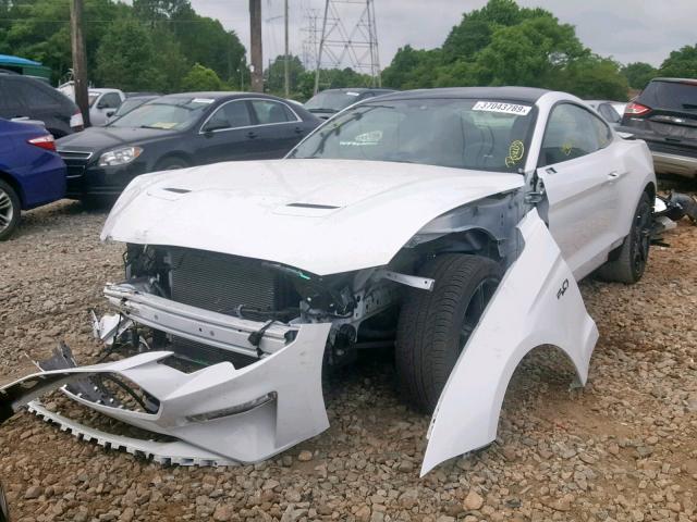 1FA6P8CFXK5129315 - 2019 FORD MUSTANG GT WHITE photo 2