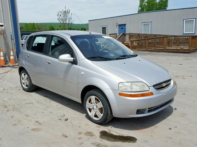 KL1TD66647B726160 - 2007 CHEVROLET AVEO BASE Күміс фото 1