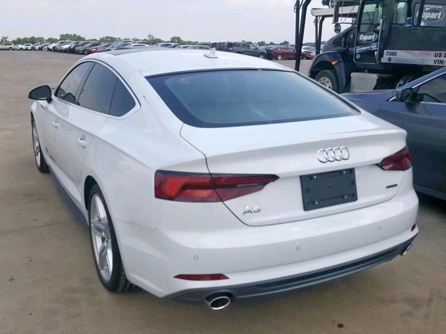 WAUENCF53KA008017 - 2019 AUDI A5 PREMIUM WHITE photo 3