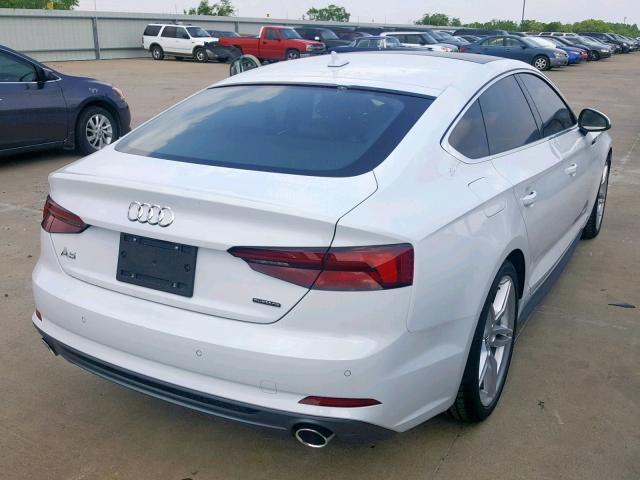 WAUENCF53KA008017 - 2019 AUDI A5 PREMIUM WHITE photo 4