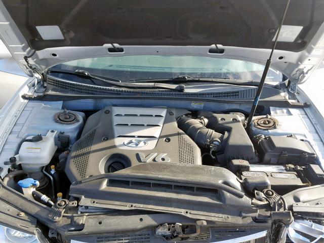 KMHFC46F28A294278 - 2008 HYUNDAI AZERA SE SILVER photo 7