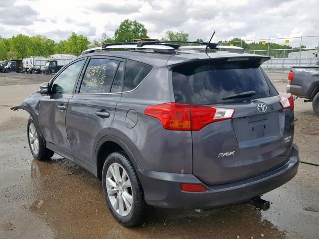 2T3DFREVXFW248379 - 2015 TOYOTA RAV4 LIMIT GRAY photo 3