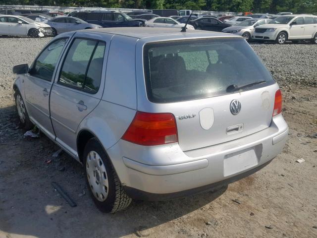 9BWFL61J144023108 - 2004 VOLKSWAGEN GOLF GL SILVER photo 3