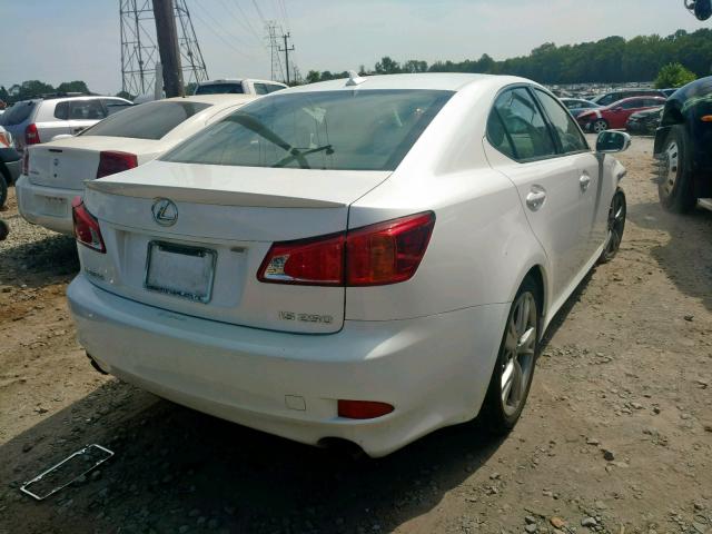 JTHBK262495093384 - 2009 LEXUS IS 250 SILVER photo 4