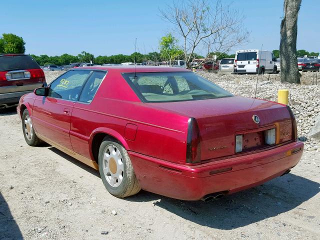 1G6ET12901B103944 - 2001 CADILLAC ELDORADO T BURGUNDY photo 3