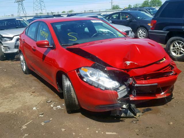 1C3CDFBA2DD213965 - 2013 DODGE DART SXT RED photo 1