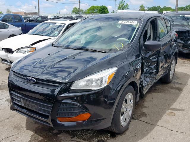 1FMCU0F77EUA03219 - 2014 FORD ESCAPE S BLACK photo 2