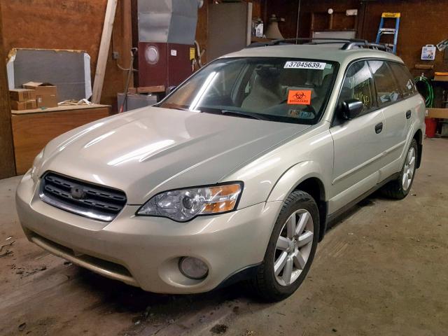 4S4BP61C967332191 - 2006 SUBARU LEGACY OUT TAN photo 2