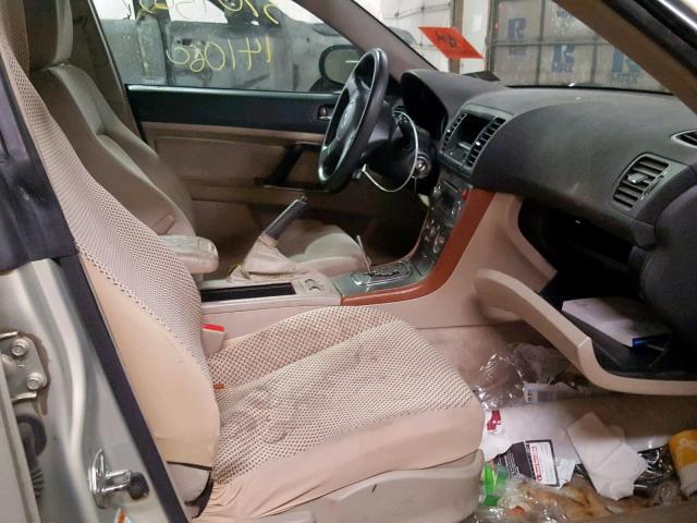 4S4BP61C967332191 - 2006 SUBARU LEGACY OUT TAN photo 5