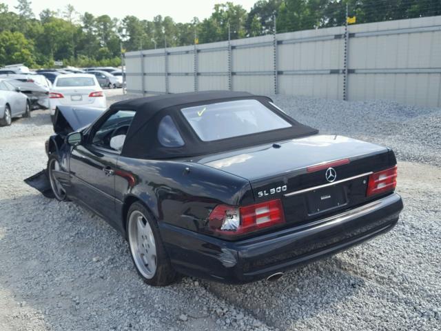 WDBFA68F11F199205 - 2001 MERCEDES-BENZ SL 500 BLACK photo 3