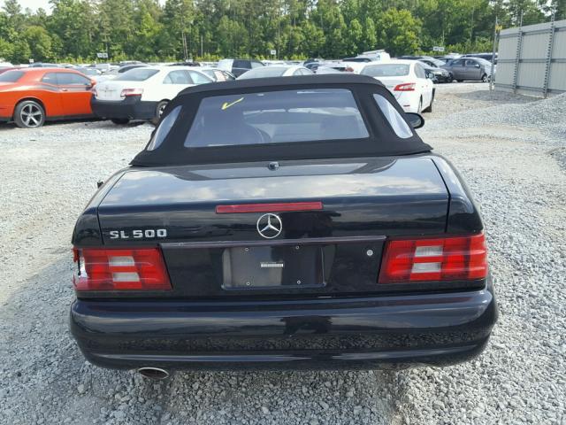 WDBFA68F11F199205 - 2001 MERCEDES-BENZ SL 500 BLACK photo 9