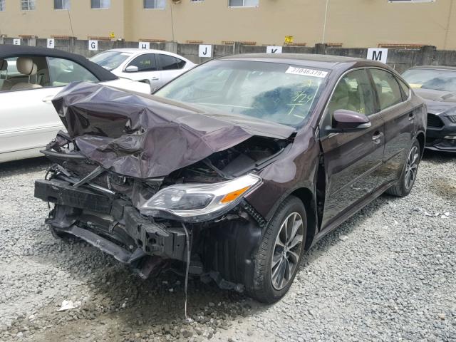 4T1BK1EB1GU219079 - 2016 TOYOTA AVALON XLE BURGUNDY photo 2