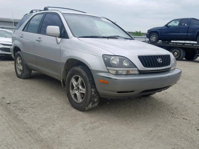 JT6HF10UXX0090169 - 1999 LEXUS RX 300 SILVER photo 1