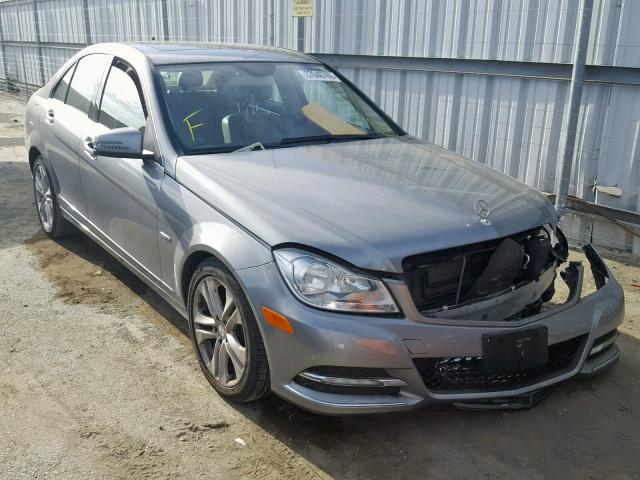 WDDGF4HB8CR205355 - 2012 MERCEDES-BENZ C 250 GRAY photo 1