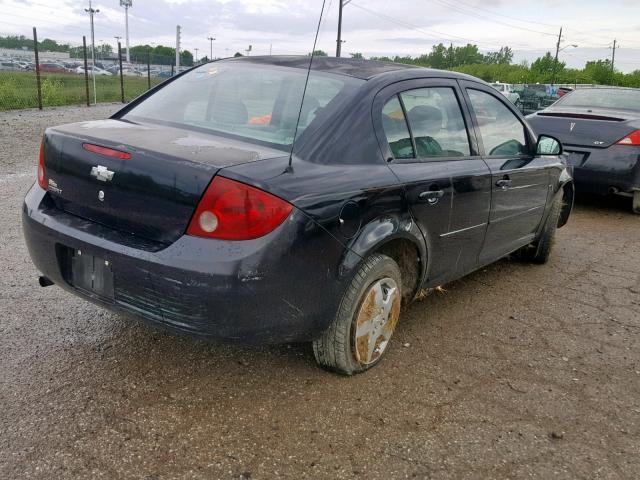 1G1AK52F457530959 - 2005 CHEVROLET COBALT BLACK photo 4