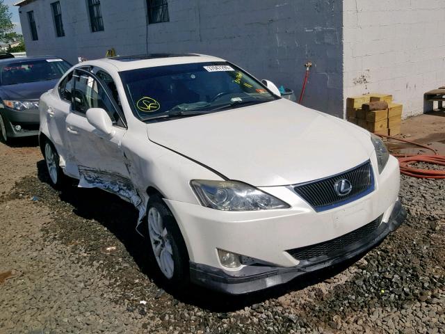 JTHCK262472010734 - 2007 LEXUS IS 250 WHITE photo 1