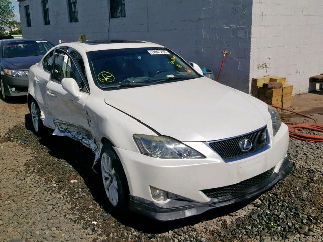 JTHCK262472010734 - 2007 LEXUS IS 250 WHITE photo 10