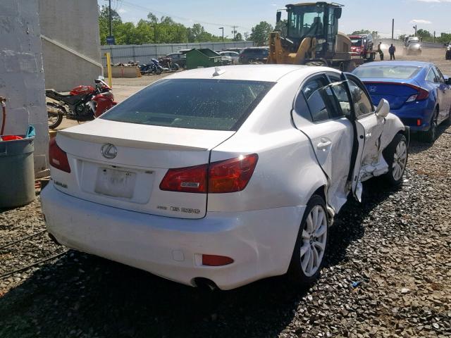 JTHCK262472010734 - 2007 LEXUS IS 250 WHITE photo 9