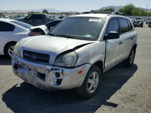 KM8JM12BX6U400075 - 2006 HYUNDAI TUCSON GL SILVER photo 2