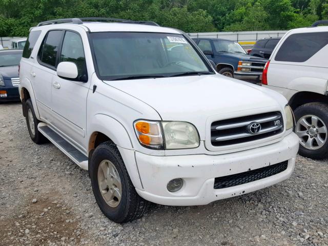 5TDBT48A41S027348 - 2001 TOYOTA SEQUOIA LI WHITE photo 1