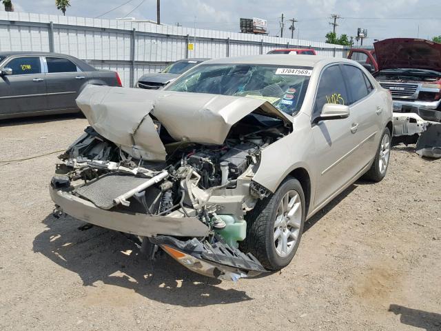 1G11C5SL1EF161163 - 2014 CHEVROLET MALIBU 1LT GOLD photo 2