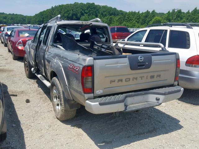 1N6MD29Y42C330507 - 2002 NISSAN FRONTIER C GOLD photo 3