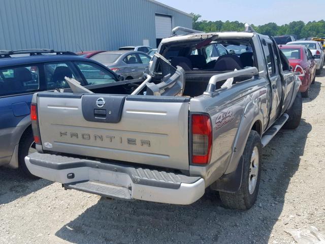 1N6MD29Y42C330507 - 2002 NISSAN FRONTIER C GOLD photo 4