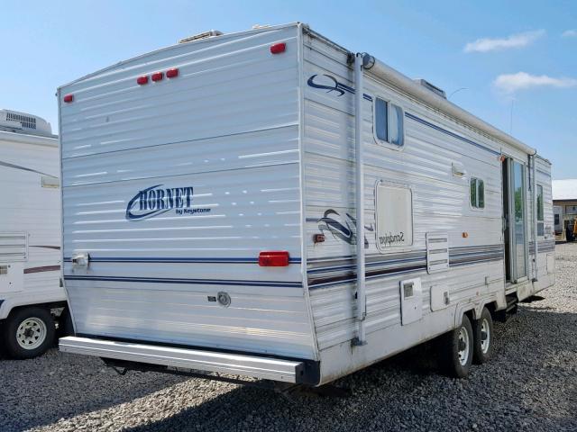 4YDT31F2017301408 - 2001 KEYSTONE HORNET WHITE photo 4