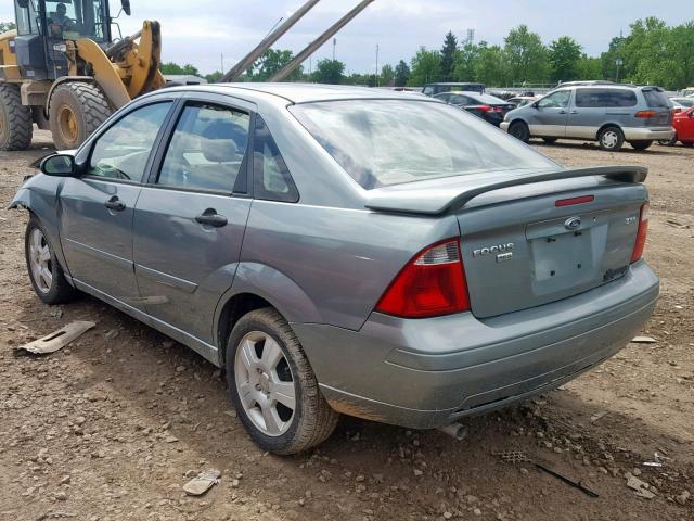 1FAHP34N86W112952 - 2006 FORD FOCUS ZX4 GREEN photo 3