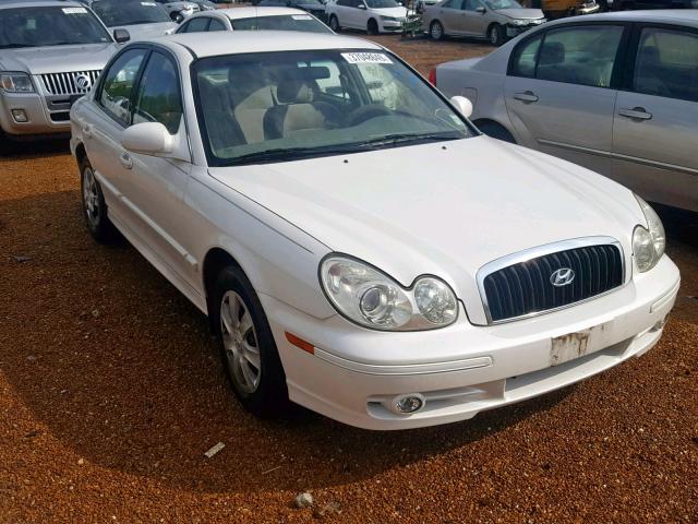 KMHWF25H84A963792 - 2004 HYUNDAI SONATA GL WHITE photo 1