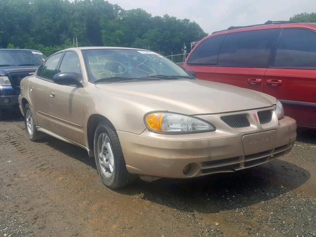 1G2NE52F83C168305 - 2003 PONTIAC GRAND AM S GOLD photo 1