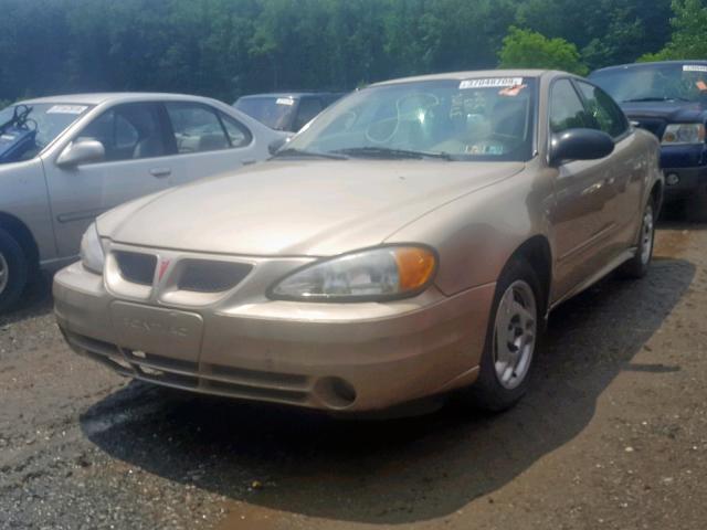 1G2NE52F83C168305 - 2003 PONTIAC GRAND AM S GOLD photo 2
