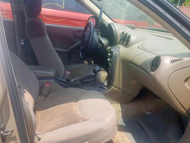 1G2NE52F83C168305 - 2003 PONTIAC GRAND AM S GOLD photo 5