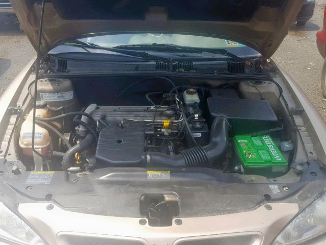 1G2NE52F83C168305 - 2003 PONTIAC GRAND AM S GOLD photo 7