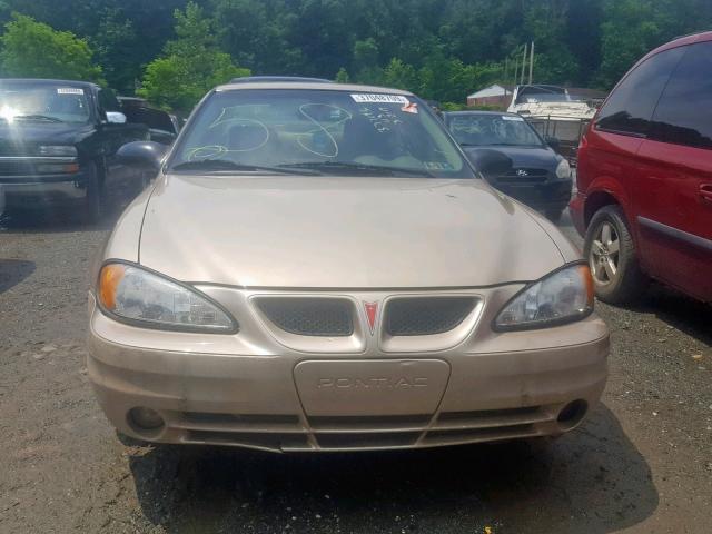 1G2NE52F83C168305 - 2003 PONTIAC GRAND AM S GOLD photo 9