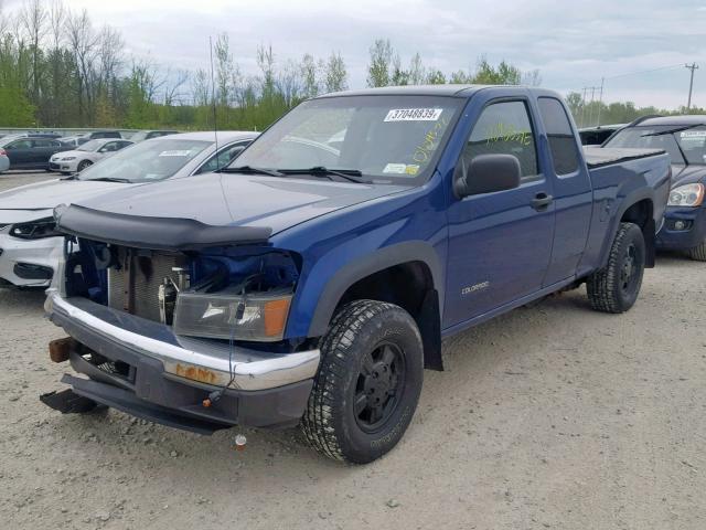 1GCDT196258218181 - 2005 CHEVROLET COLORADO BLUE photo 2