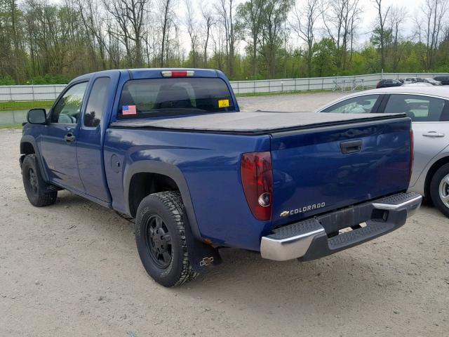 1GCDT196258218181 - 2005 CHEVROLET COLORADO BLUE photo 3