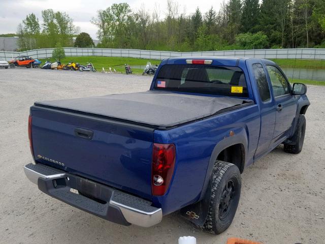 1GCDT196258218181 - 2005 CHEVROLET COLORADO BLUE photo 4