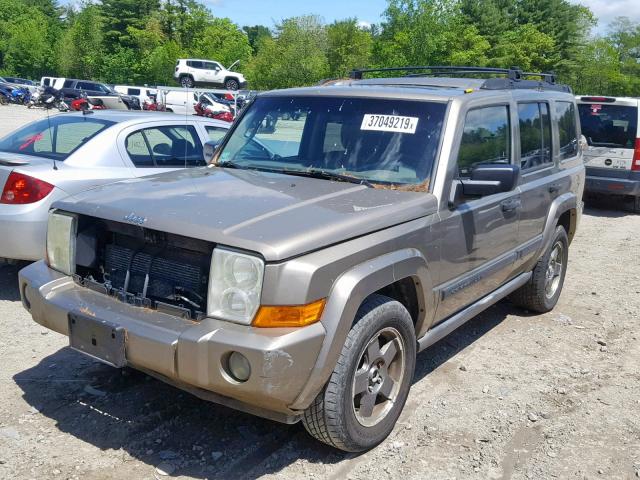 1J8HG48K66C156216 - 2006 JEEP COMMANDER თაფლისფერი ფოტო 2