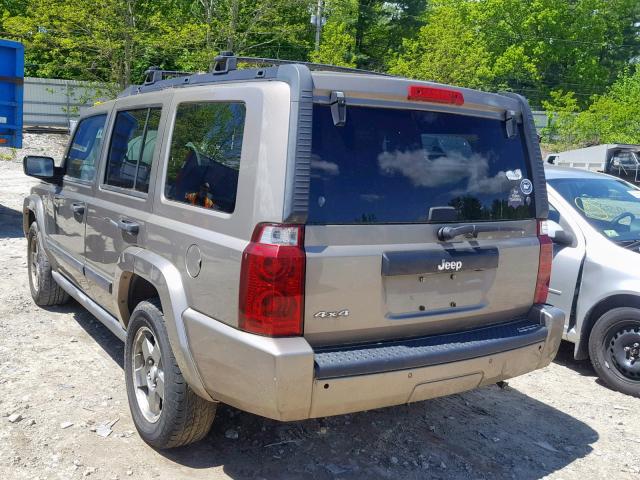1J8HG48K66C156216 - 2006 JEEP COMMANDER თაფლისფერი ფოტო 3