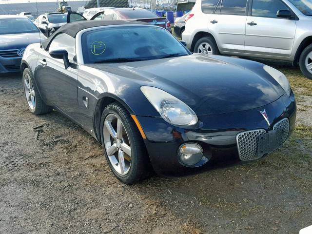 1G2MB35B59Y102453 - 2009 PONTIAC SOLSTICE BLACK photo 1