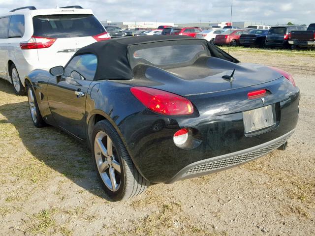 1G2MB35B59Y102453 - 2009 PONTIAC SOLSTICE BLACK photo 3