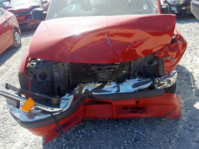 1GCCS19W428142053 - 2002 CHEVROLET S TRUCK S1 RED photo 7