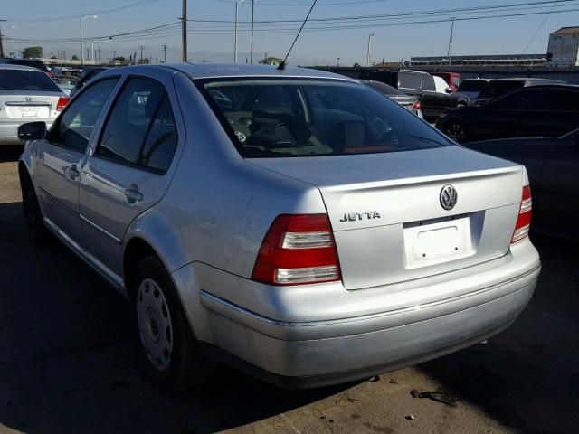 3VWRA69M54M105324 - 2004 VOLKSWAGEN JETTA GL SILVER photo 3