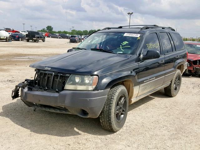 1J4GW48S44C375169 - 2004 JEEP GRAND CHER GRAY photo 2